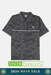 SHORT SLEEVE FULL PRINTED JERSEY POLO