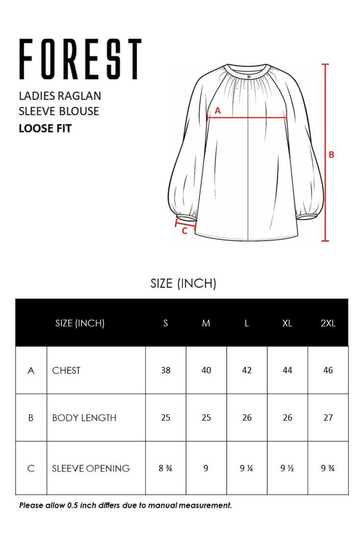 WOVEN LONG BISHOP SLEEVE BLOUSE