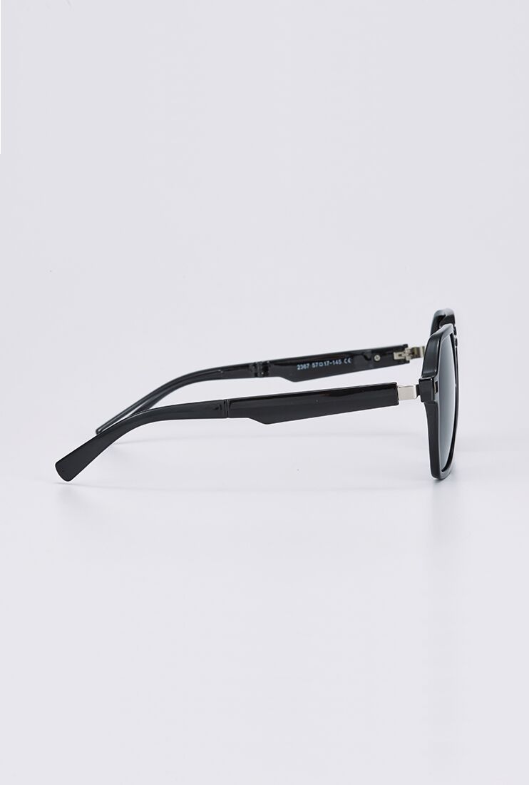 DAEMYN POLARIZED FOLDABLE SUNGLASSES BLACK/BLACK