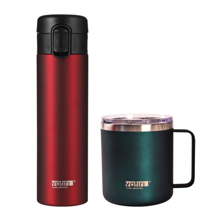 12oz Nature Vacuum Mug & 300ml Vacuum Flask