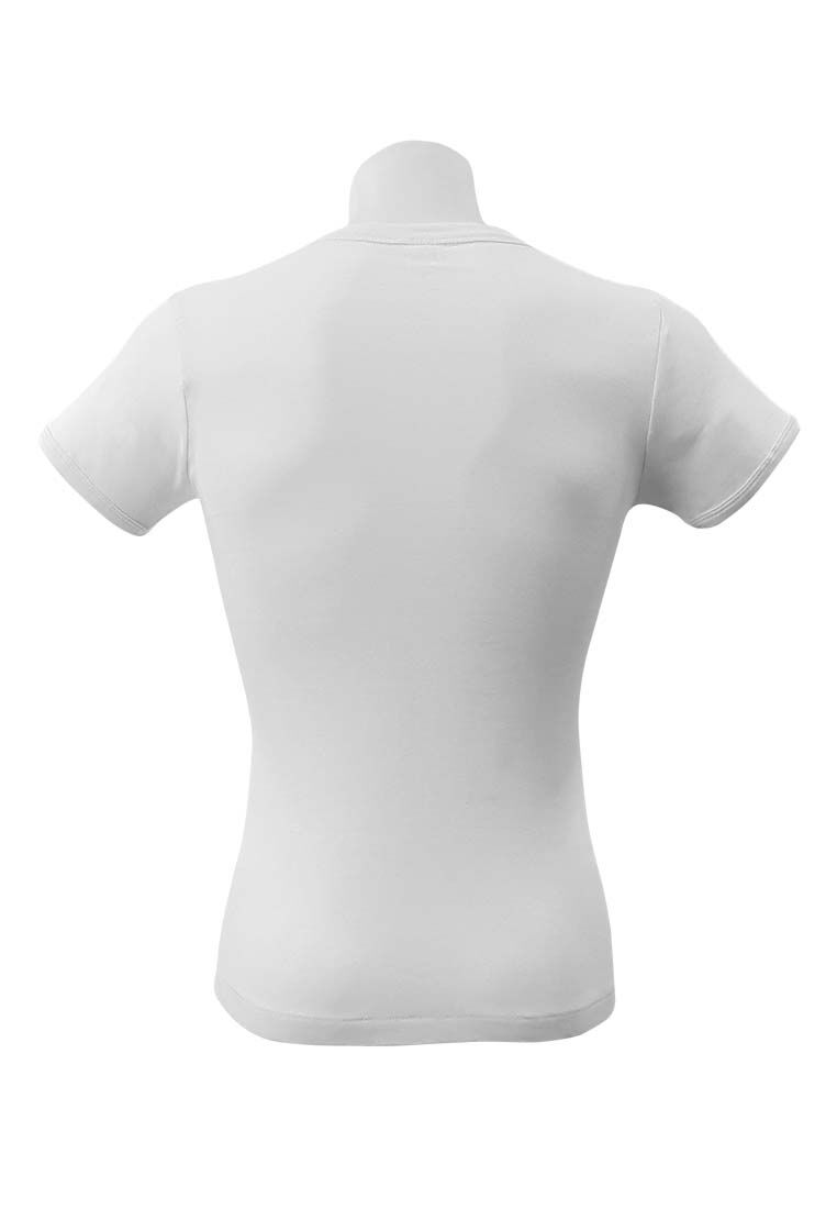 2 IN 1 COMBED COTTON ROUND NECK TEE