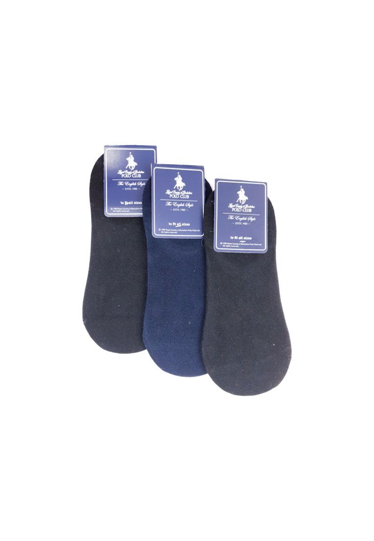 3 IN 1 COTTON NO SHOW SOCK