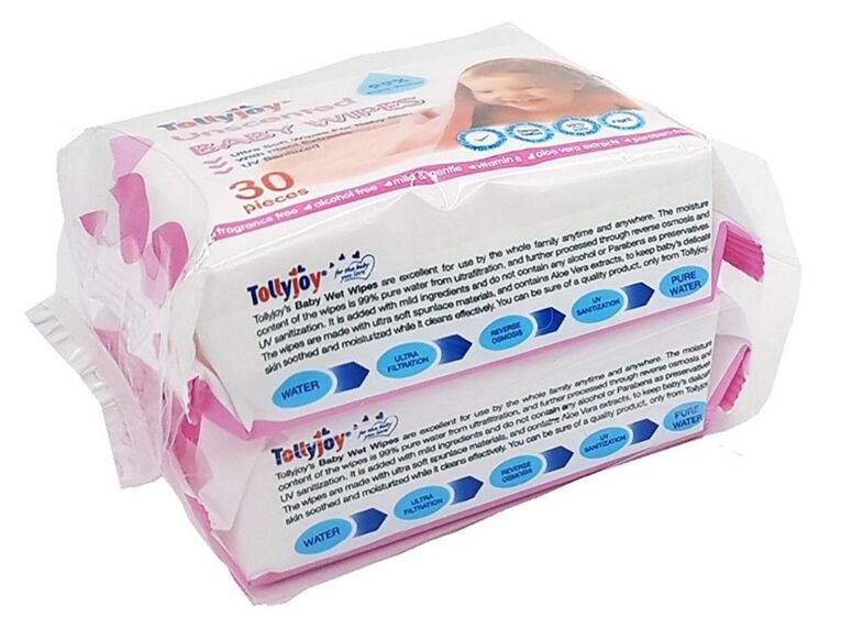 UNSCENTED WIPES 30'S X 2