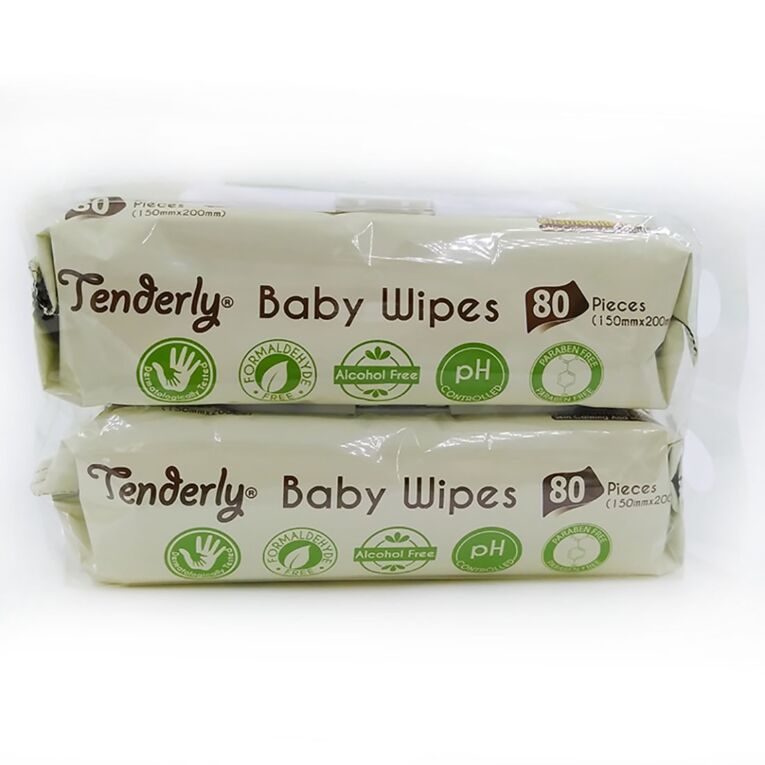 BABY WET TISSUE CHAMOMILE EXTRACT 80'S X 4 PACK