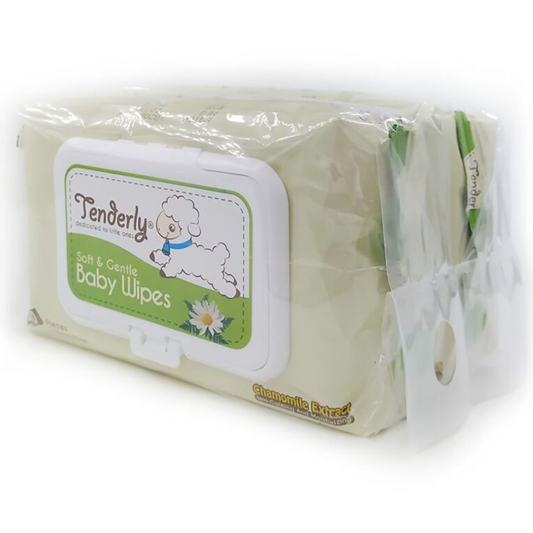 BABY WET TISSUE CHAMOMILE EXTRACT 80'S X 4 PACK